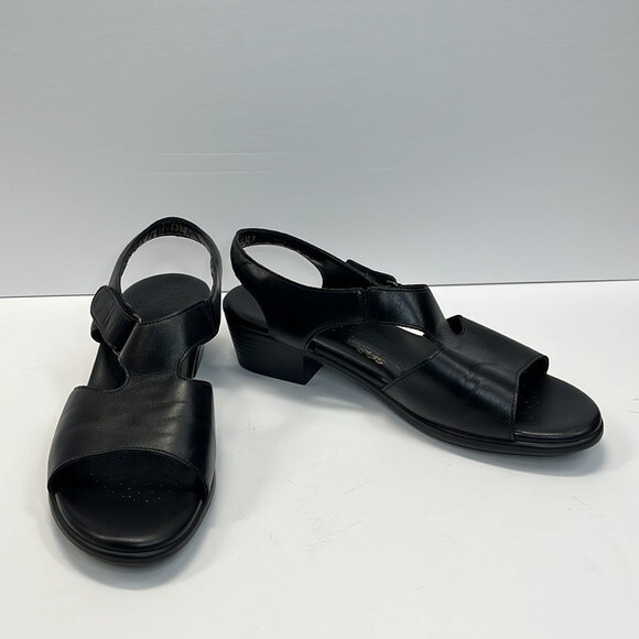 SAS Suntimer Heel Strap Sandal Black 9M - Picture 1 of 16